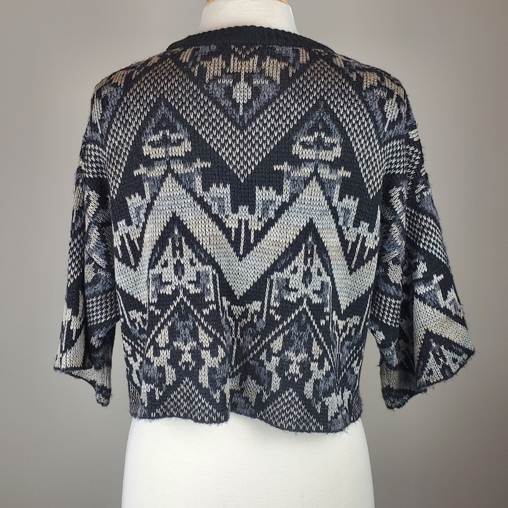 Free People Cropped Oversized Sweater - Picture 3 of 7